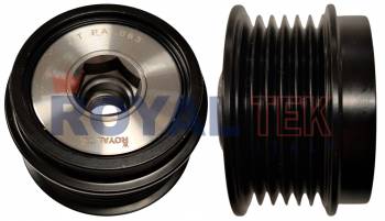 POLEA ALTERNADOR ROYALTEK TOYOTA COROLLA 1.6 / DIAMETRO INTERNO 55 / DIAMETRO EXTERNO 61 / ALTURA 40.6 / 6 CANALES --- OEM 920834 5743
